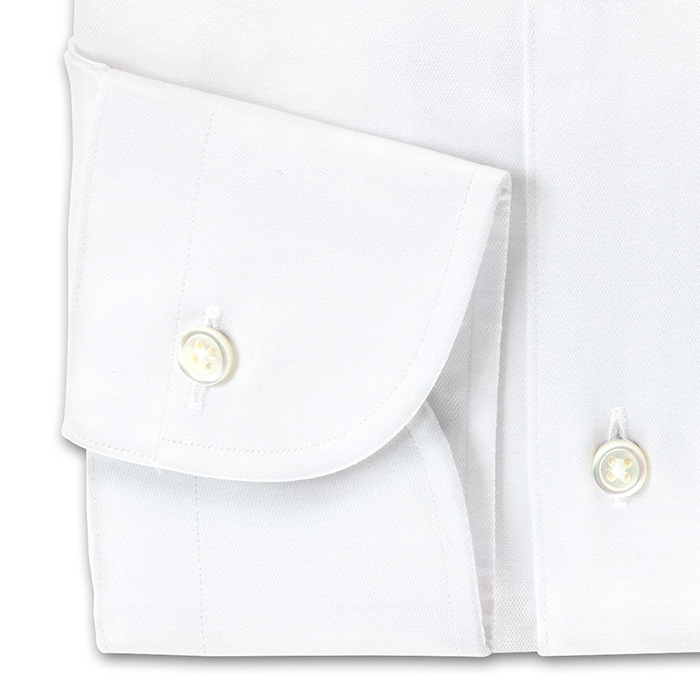 長袖ワイドカラー ホワイト ワイシャツ スリムフィット CHOYA Classic Style