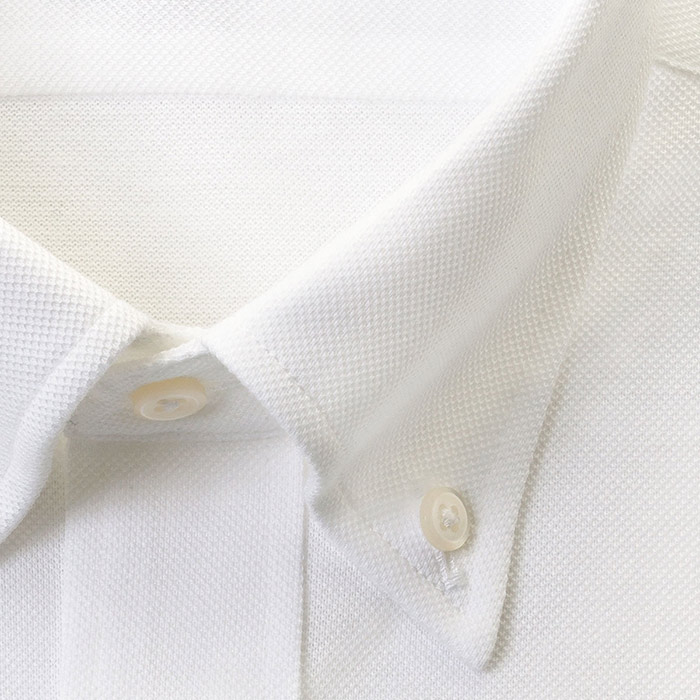 ニットシャツ 裄詰不可 無地 ホワイト ニット Choya Shirt チョーヤシャツ 公式 ヤマキ オンラインショップ