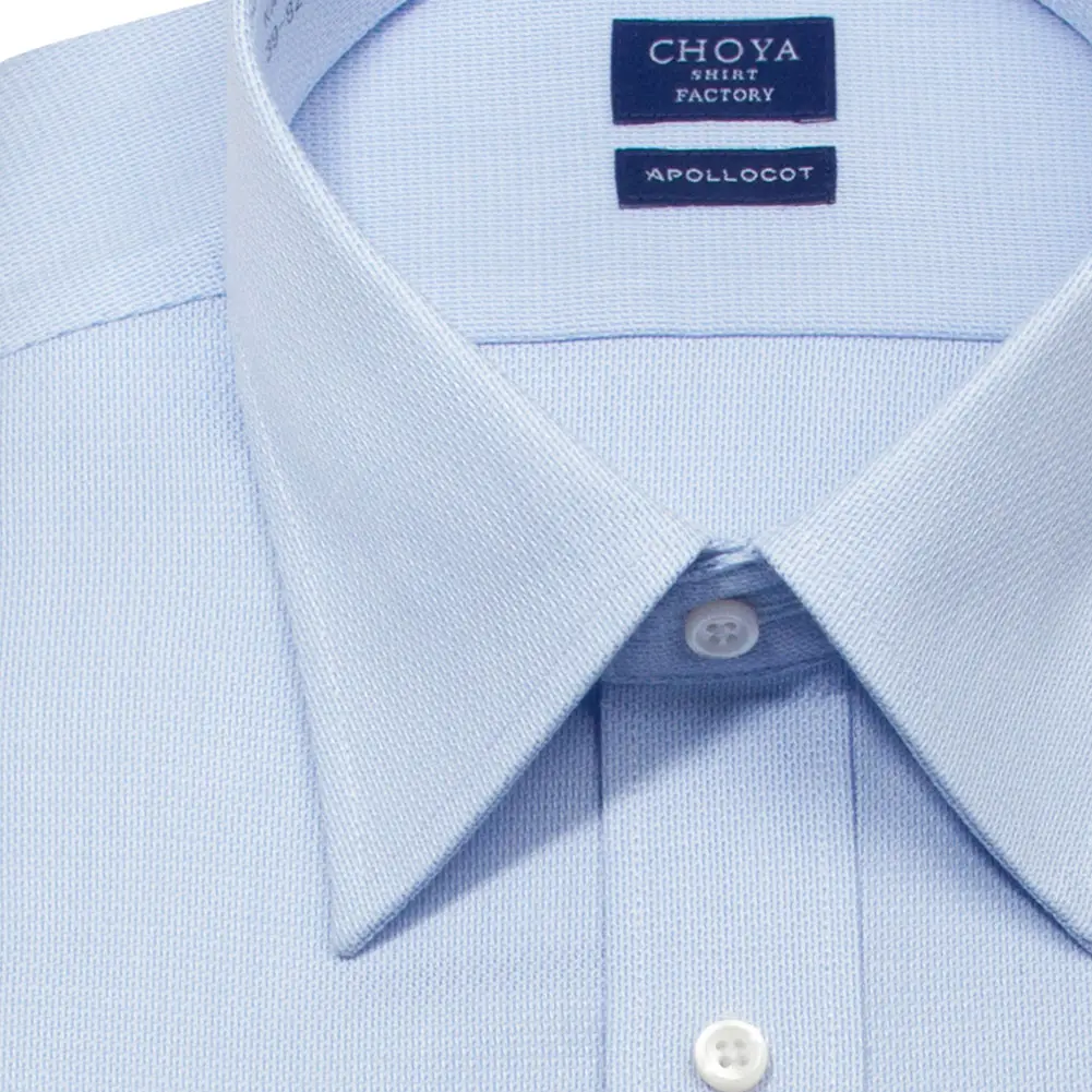 ワイシャツ ブルー ドビー CHOYA SHIRT FACTORY