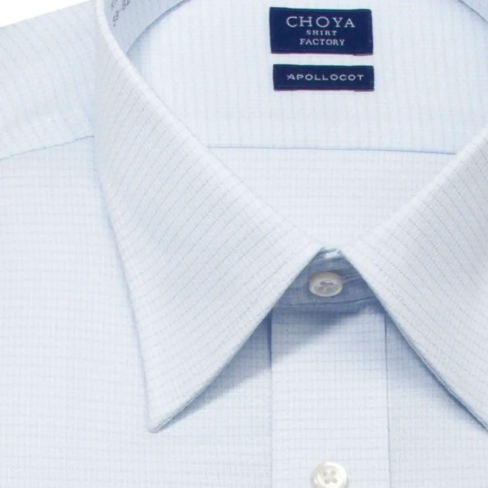 ワイシャツ ブルー ドビー CHOYA SHIRT FACTORY