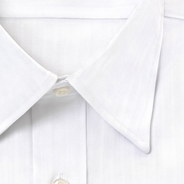 CHOYA SHIRT FACTORY 長袖レギュラーカラー　 ホワイト ワイシャツ