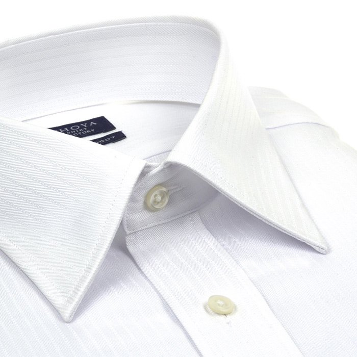 CHOYA SHIRT FACTORY 長袖レギュラーカラー　 ホワイト ワイシャツ