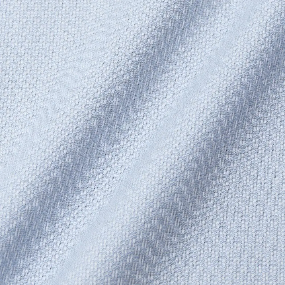 半袖ワイシャツ スリムフィット ブルー ドビー CHOYA SHIRT FACTORY