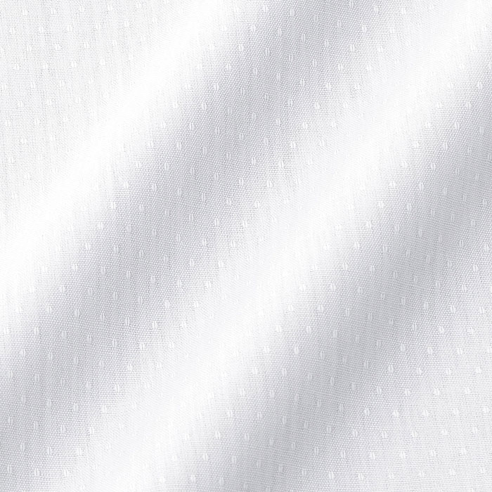 LORDSON by CHOYA スリムフィット 長袖スキッパーカラーボタンダウン ホワイト ワイシャツ