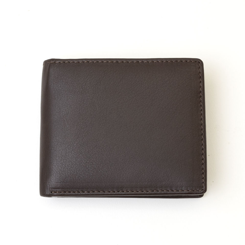 本革財布 カードポケット充実 ボックス型コインケース付きタイプ