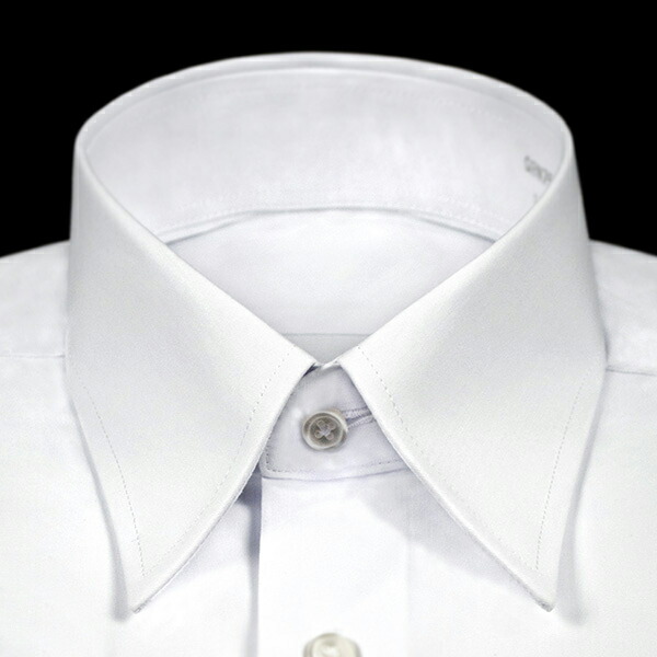 SWANMATE 長袖 レギュラーカラー ホワイト ワイシャツ