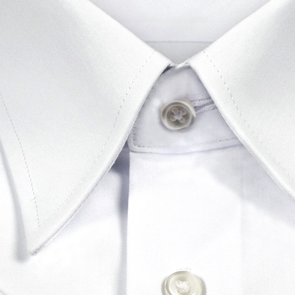 SWANMATE 半袖 レギュラーカラー ホワイト ワイシャツ