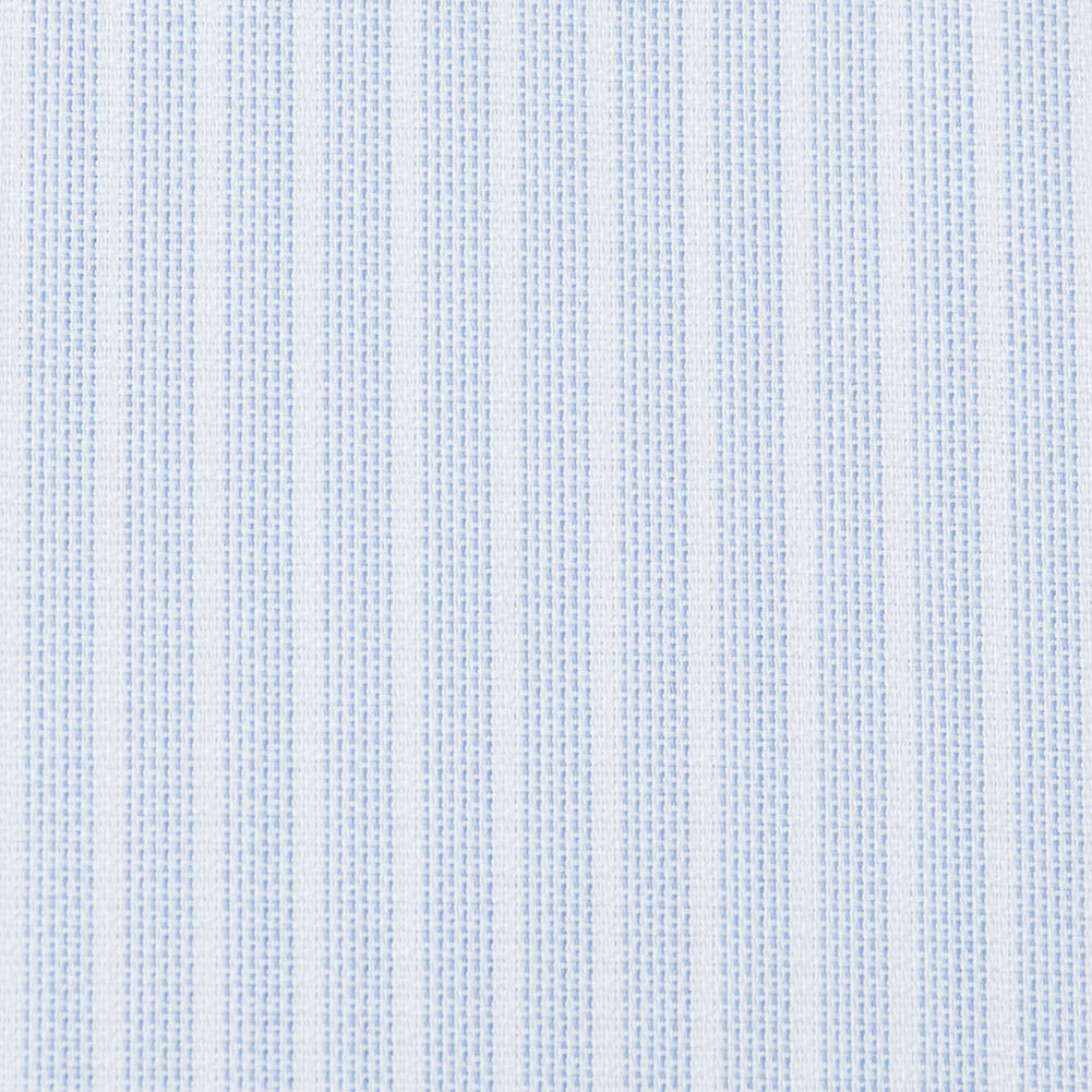 半袖ワイシャツ ストライプ ブルー フラボノ 吸水速乾 エバーフィール SHIRT HOUSE・ブルーレーベル