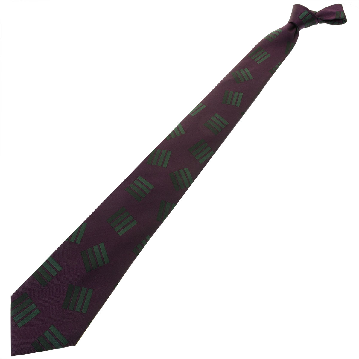 ネクタイ シルク 8センチ 8CM パープル 紫 緑 グリーン 【ゆうパケット対応】