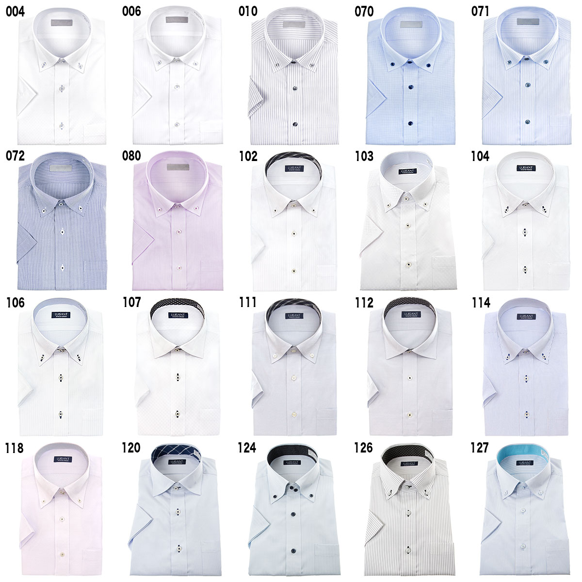 ワイシャツ 半袖 スリム 形態安定 ［よりどり5枚セット/よりどり3枚セット/単品購入OK］
