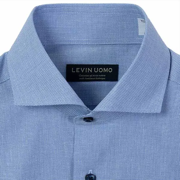 ワイシャツ ブルー Levin UOMO