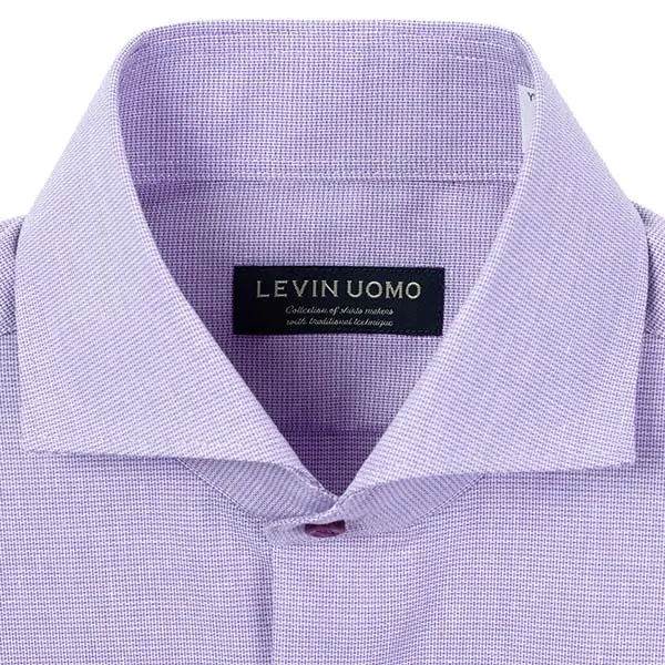 ワイシャツ パープル Levin UOMO