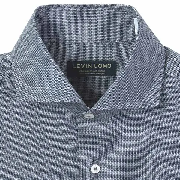 ワイシャツ ブラック Levin UOMO