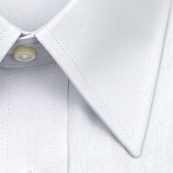 ELLE HOMME 半袖レギュラーカラー ホワイト ワイシャツ