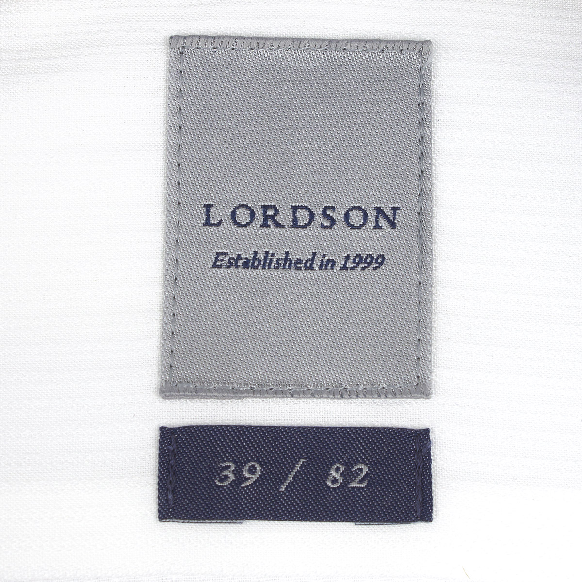 LORDSON 長袖ショートカラーボタンダウン ホワイト ワイシャツ